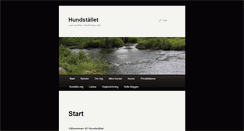 Desktop Screenshot of hundstallet.nu