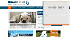 Desktop Screenshot of hundstallet.se